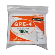 (24-2880-04)ユニパックＧＰ GPE-4(140X100MM)100 ﾕﾆﾊﾟｯｸGP【1袋単位】【2019年カタログ商品】