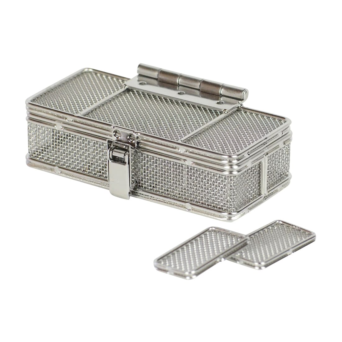 ファインバスケット 洗浄カゴ 24-3406-00 シンドー CB-020(120X68X40MM)