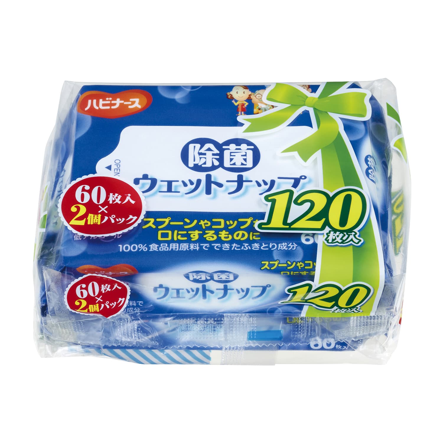 除菌ウェットナップ(60枚×2P) 24-3587-00 ピジョン 1005760(11234)