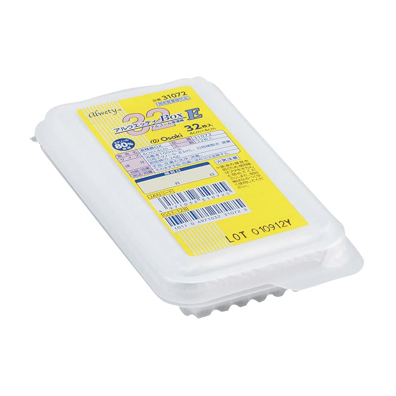 アルウエッティBox－E(医薬部外品 24-3536-00 オオサキメディカル 31072(4X4CM)32マイイリ