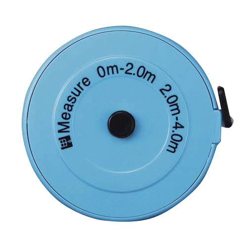 ロングメジャー2M MJ003LB(ライトブルー) 巻き尺 24-3297-00 クツワ