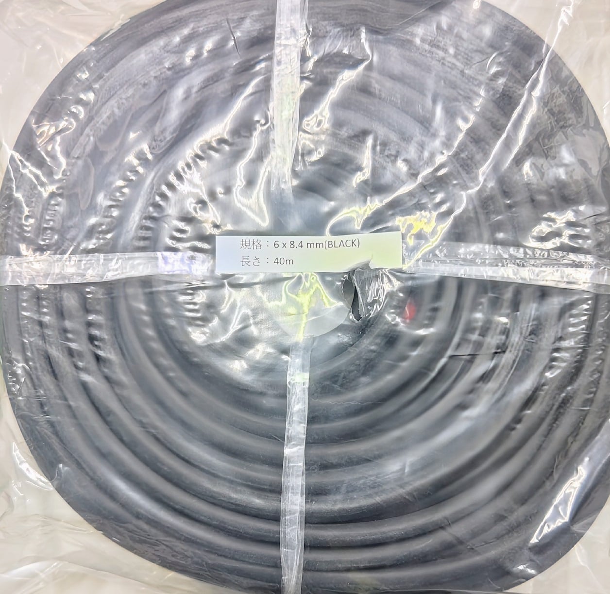 ゴム管(NEOチューブ)黒 24-3643-03 牧口ゴム NO.6(6X8.4MM)2KG