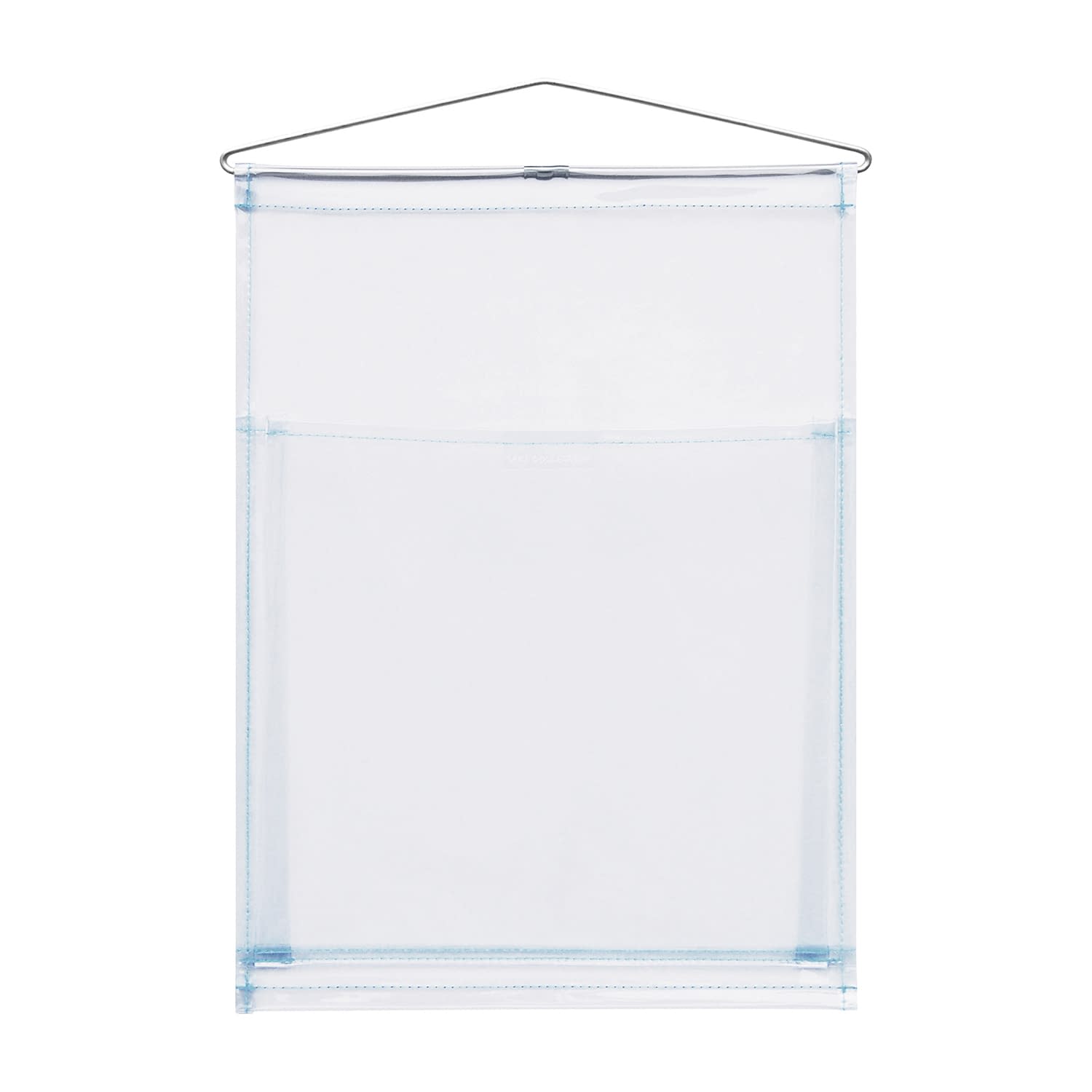 ウォールポケット(クリア) 24-3044-00 サキ W-100CL(275X375MM)