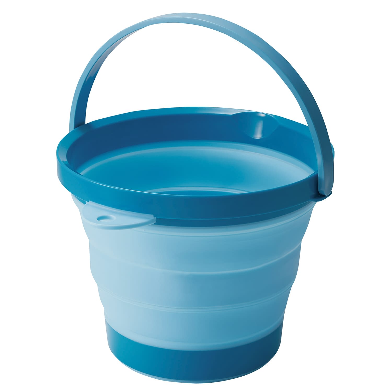 ソフトバケツ 24-3130-00 伊勢藤 I-484(ブルー)