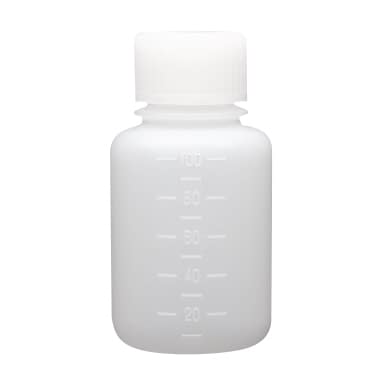 JKボトル(細口)白 24-3408-00 コクゴ 101-2000102(100ML)