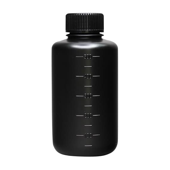 JKボトル(細口)遮光 24-3408-12 コクゴ 101-2010302(500ML)