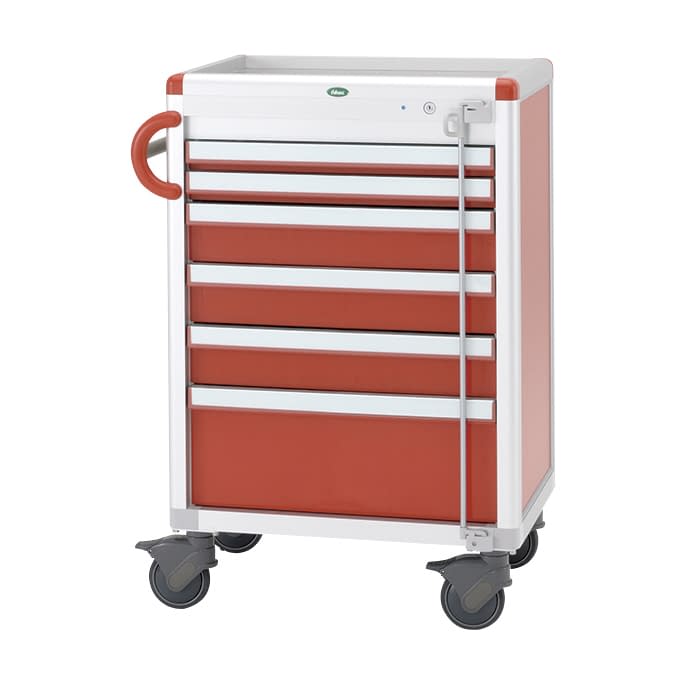 救急カート 24-3366-0003 レッド サカセ化学工業 C60-A01EB