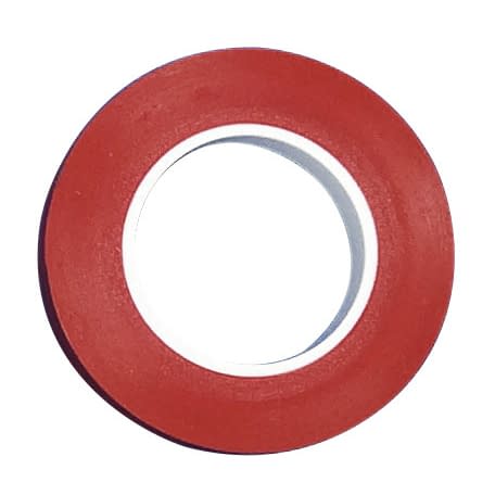 器材識別用カラーテープ 24-3403-0004 赤 名優 T-125(3.2MMX7.61M)