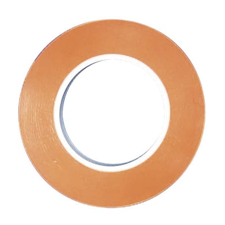 器材識別用カラーテープ 24-3403-0007 オレンジ 名優 T-125(3.2MMX7.61M)