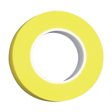 器材識別用カラーテープ 24-3403-0105 黄 名優 T-250(6.4MMX7.61M)