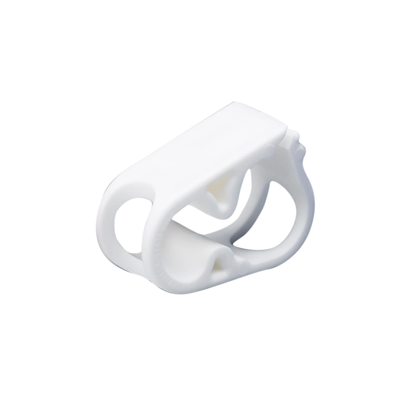 カラーチューブクランプS(PP製) 24-3486-0001 白 大阪ケミカル 340TS(4MMヨウ)10コイリ