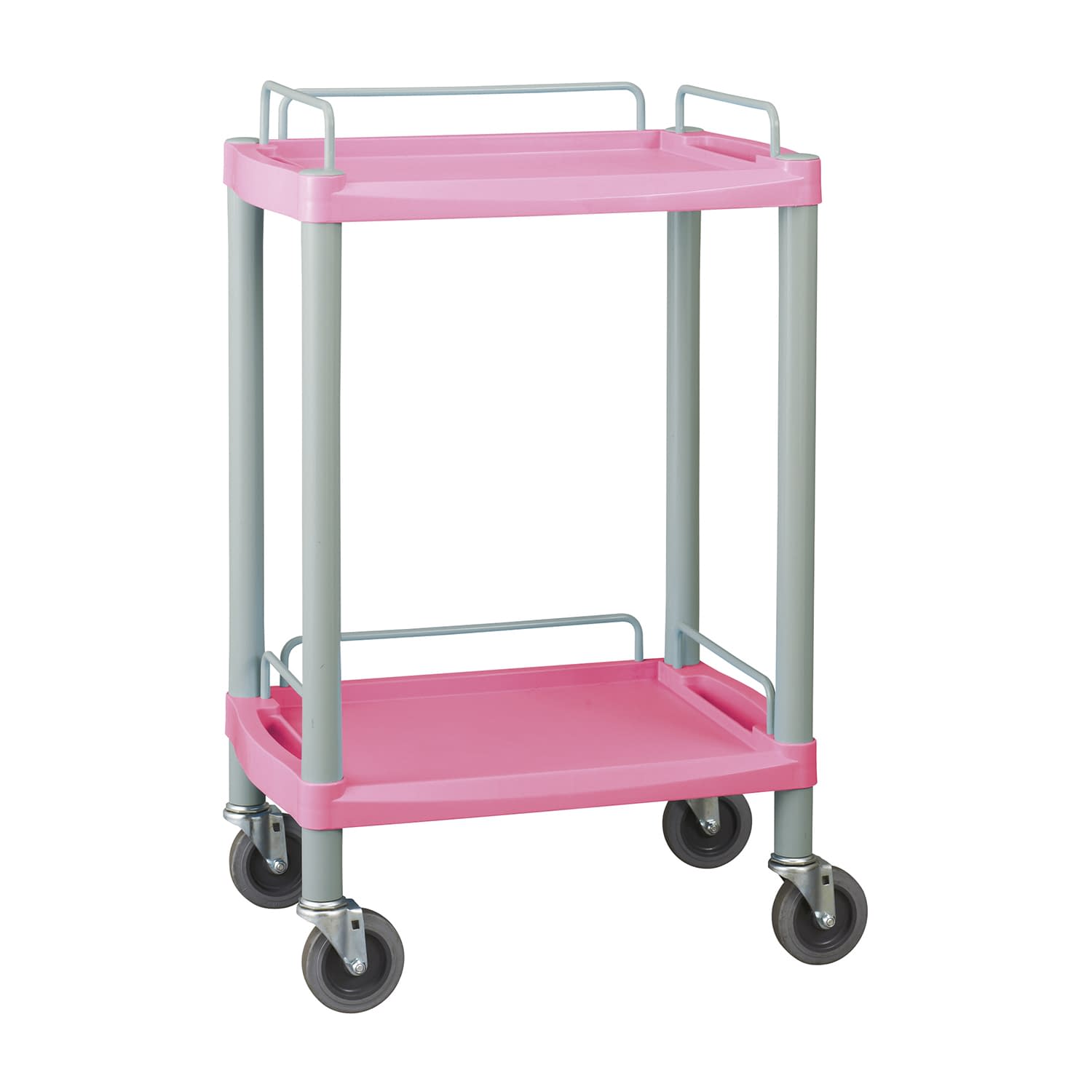 クラシックカート二段(組立式) 24-3806-00 マツヨシ Y-101EP(ピンク)