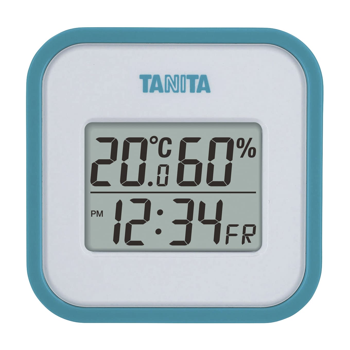 (24-3897-02)デジタル温湿度計 TT-558(ﾌﾞﾙｰ) ﾃﾞｼﾞﾀﾙｵﾝｼﾂﾄﾞｹｲ(タニタ)【1個単位】【2019年カタログ商品】