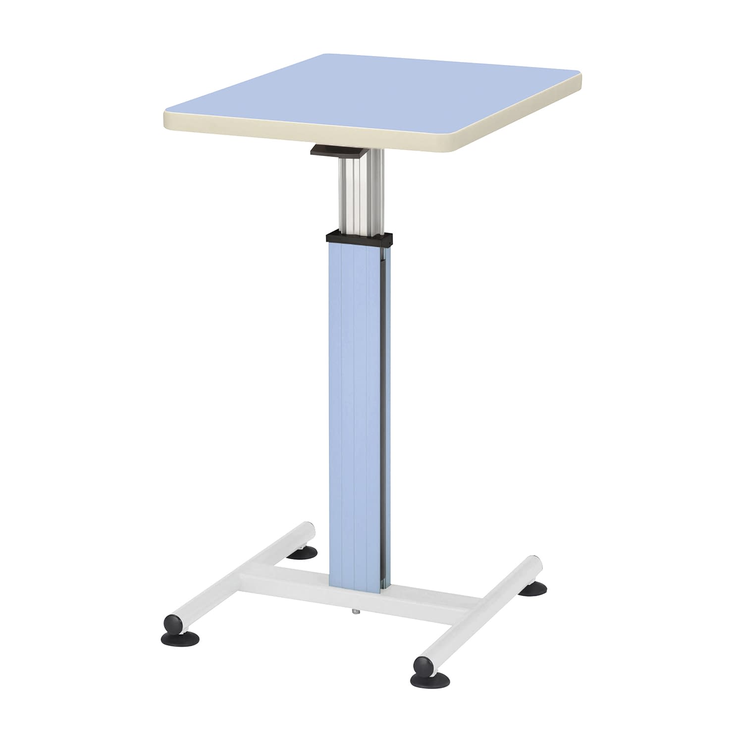 採血台(昇降式)アジャスター式 アジャスタータイプ 24-4144-0002 ブルー ニシキ工業 JSS-4560(W450XD600)