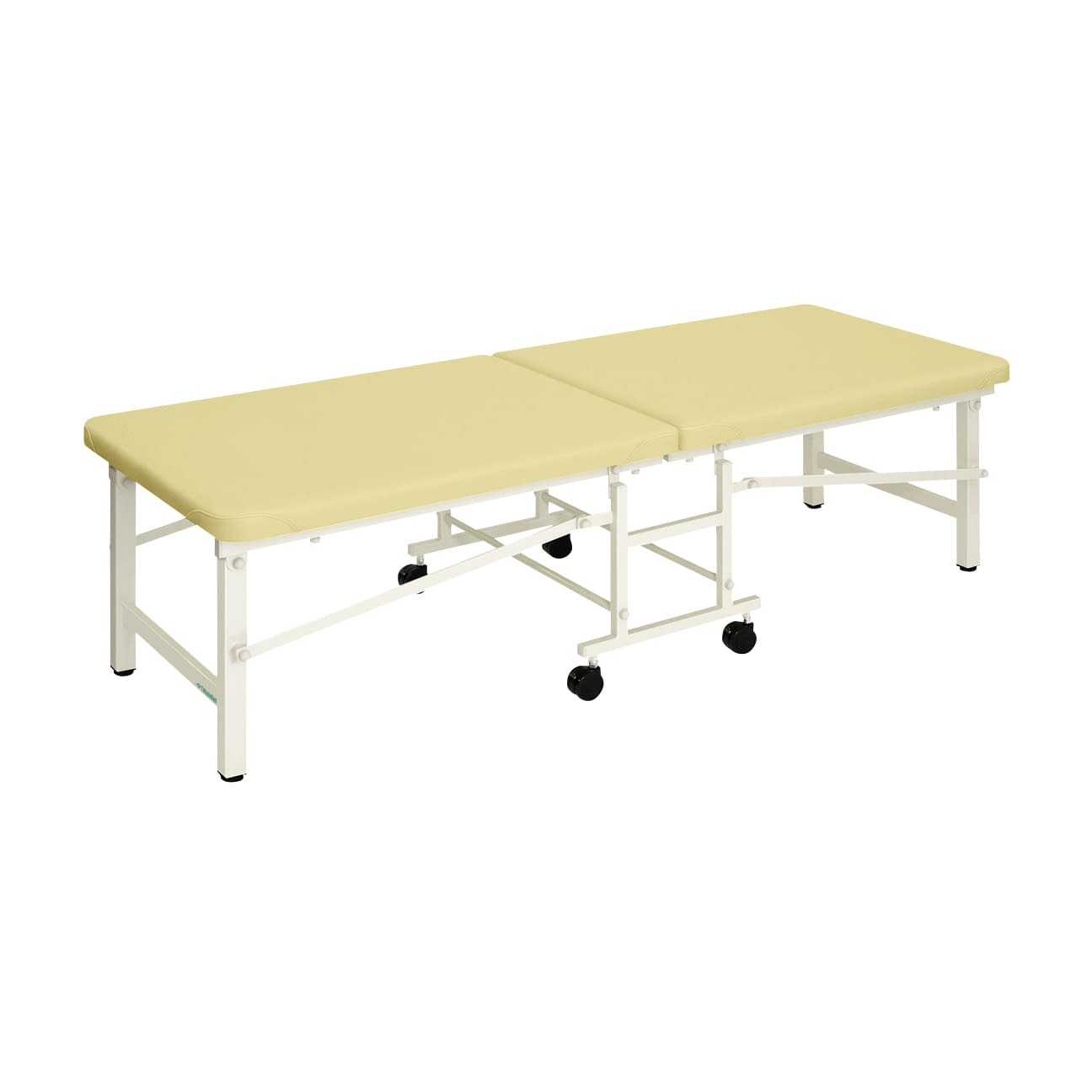 折りたたみ式診察台(ライトベンダー) 24-4129-0102 ビニルレザーアイボリー 高田ベッド製作所 TB-1282(60X180X60CM)