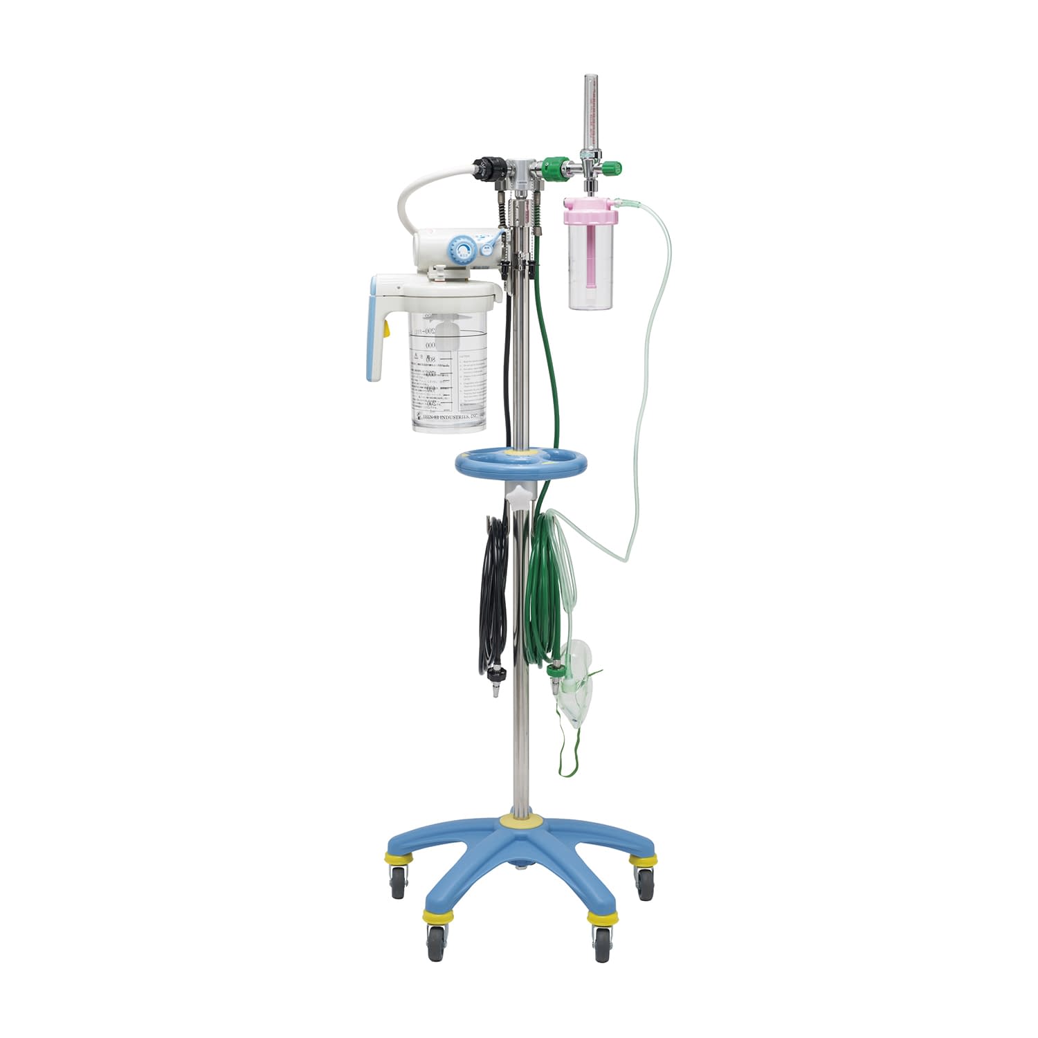 酸素吸引スタンド(酸素1口・吸引1口 24-4151-0001 P型(川重型) 新鋭工業 OVH-1000