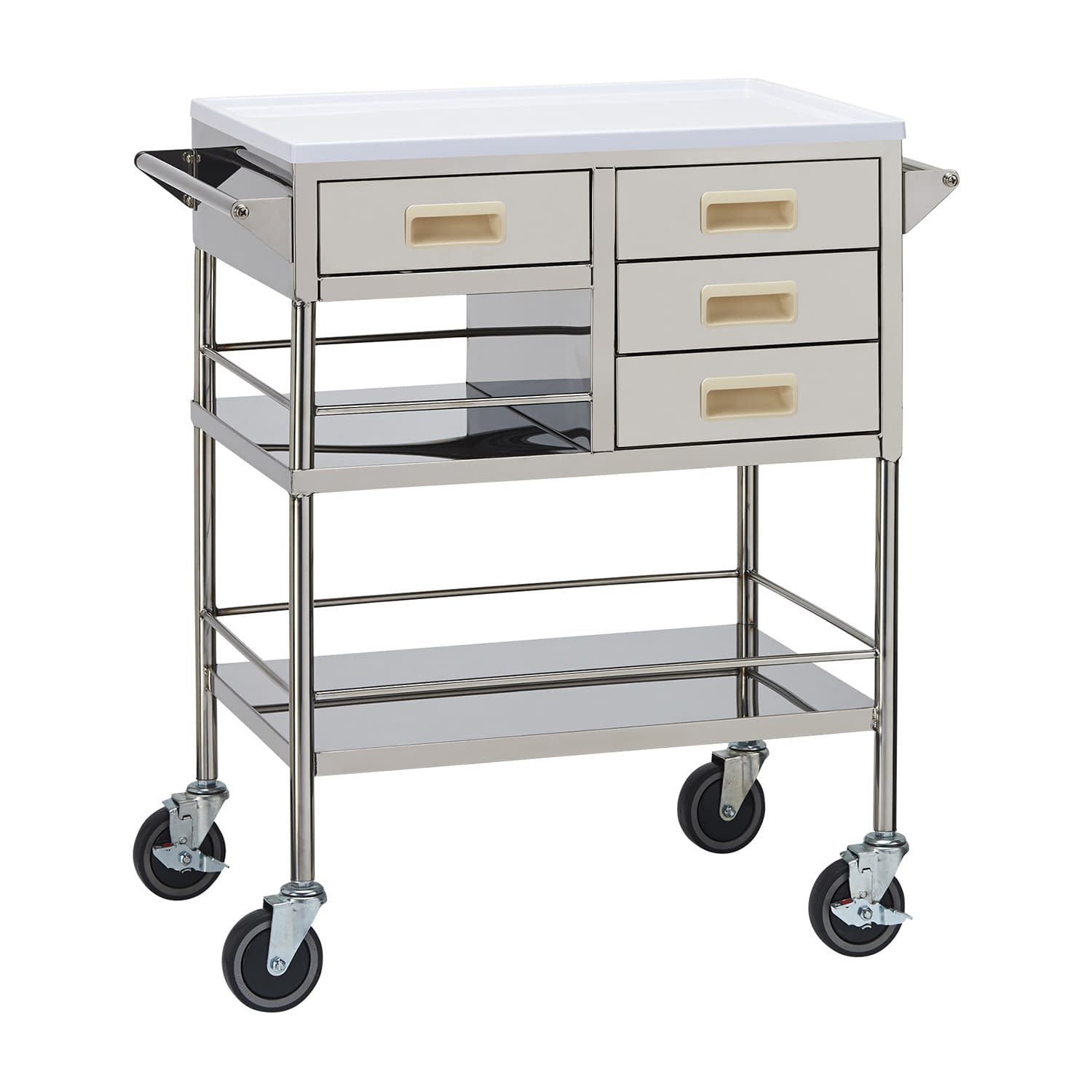 カラフル繃帯交換車 包交車 24-4231-00 MATSUYOSHI YL-BC2W(ホワイト)