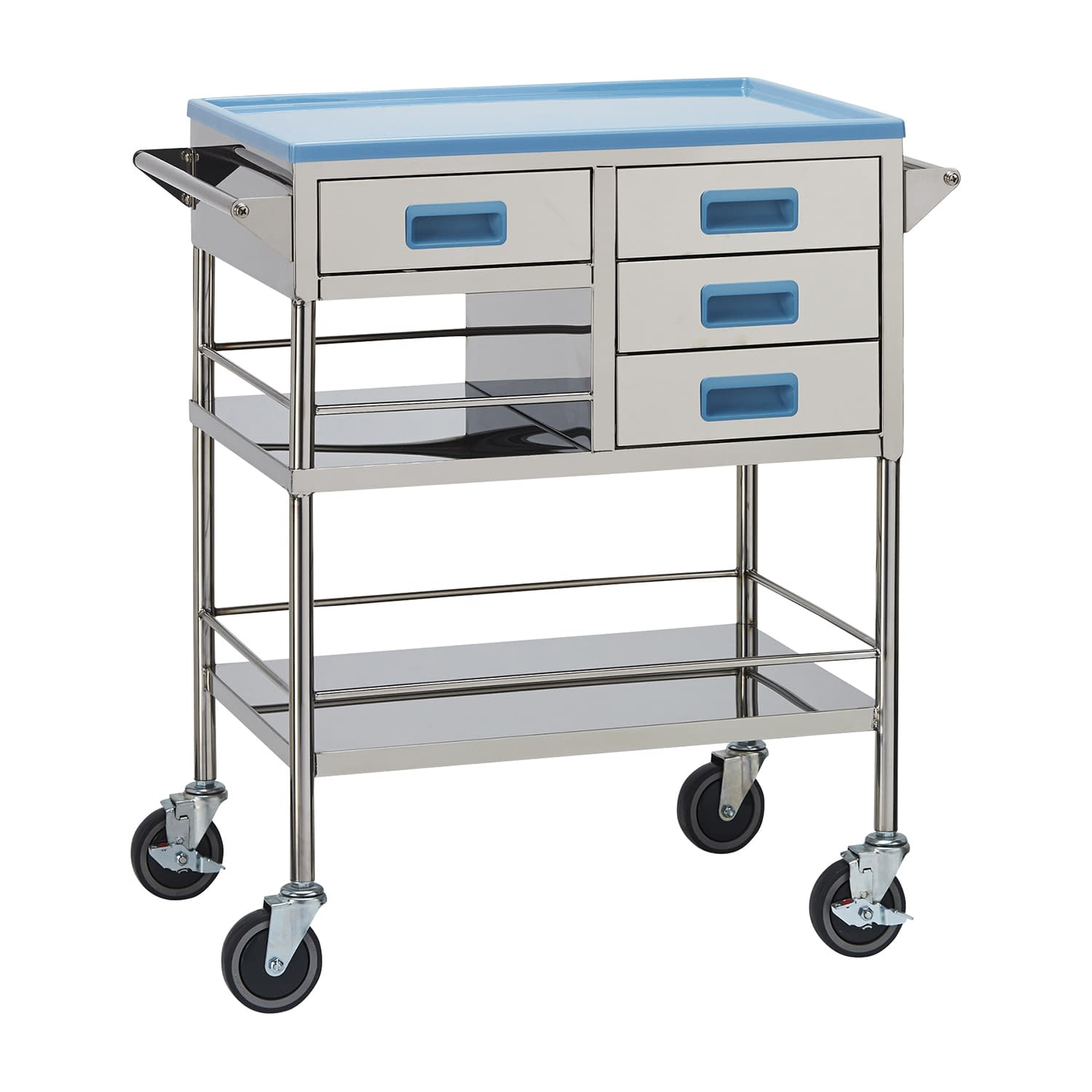 カラフル繃帯交換車 包交車 24-4231-01 MATSUYOSHI YL-BC2B(ブルー)