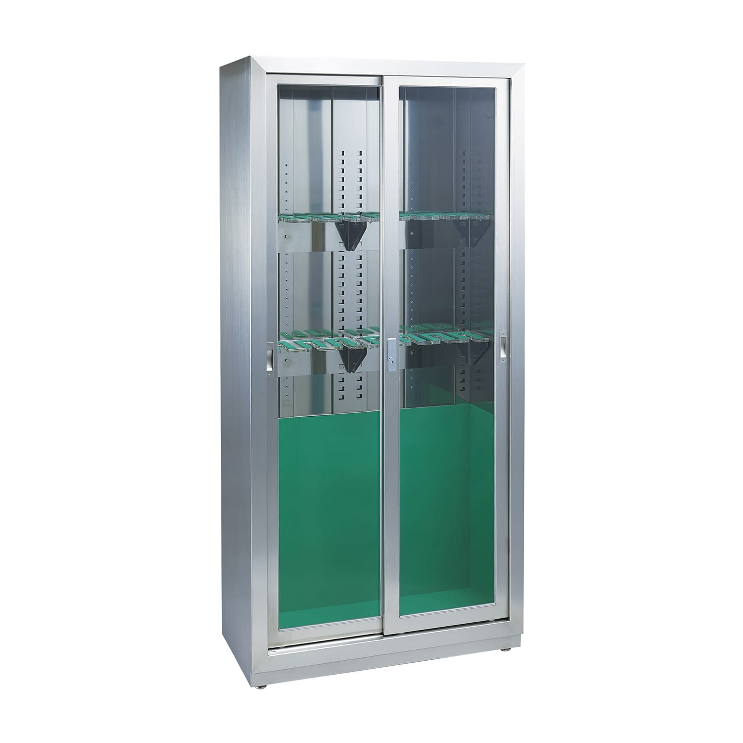 ファイバースコープ保管庫(架台可動式 8本掛 内視鏡保管庫 24-4001-01 MATSUYOSHI FS-108HT(8ホンガケ)