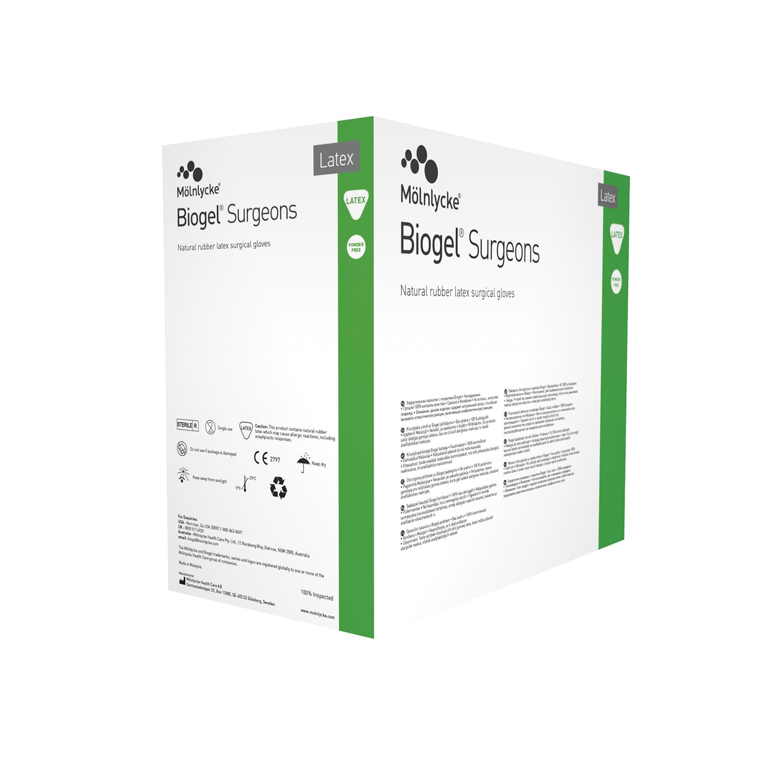 手術用手袋 バイオジェル 23-6096-01 メンリッケヘルスケア 30455(5.5)50ソウイリ