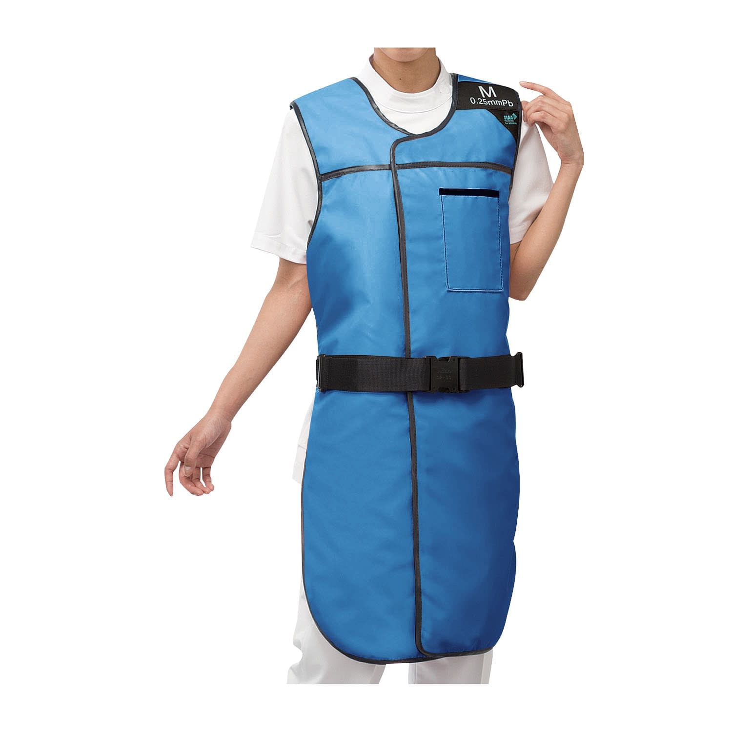 フレームライトエプロンタイプ L 24-4487-0201 ブルー 保科製作所 PAB(L)0.25MMPB