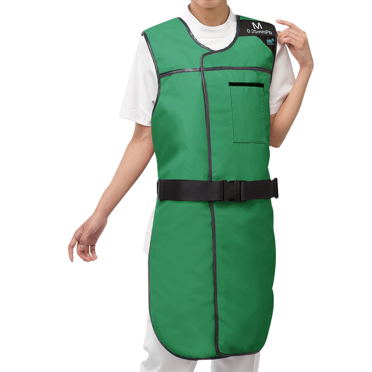 フレームライトエプロンタイプ L 24-4487-0604 グリーン 保科製作所 PAB(L)0.35MMPB