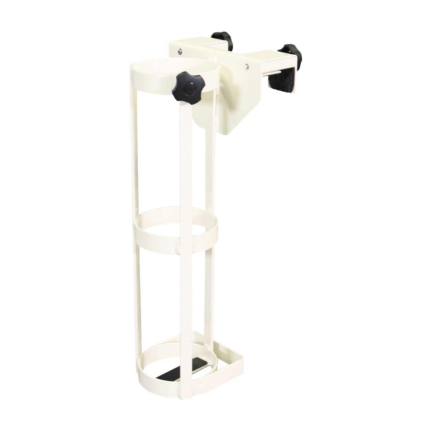 ベッド用ボンベ架II(2ヵ所固定) 500L用 24-4280-00 久喜製作所 KBU05-B2(500L)ホワイト