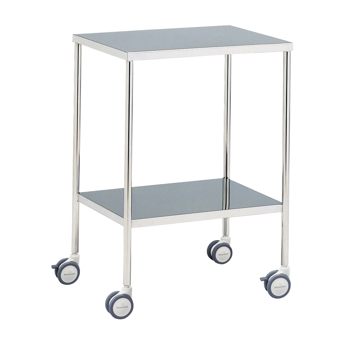 器械台 手摺なし(φ75mm静音) カート(器械台) 01-2260-12 MATSUYOSHI MY-1007B(900X450X830