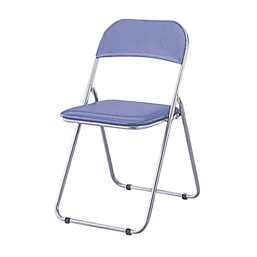 折りたたみチェア 24-4304-0001 ブルー ナカバヤシ CX-201