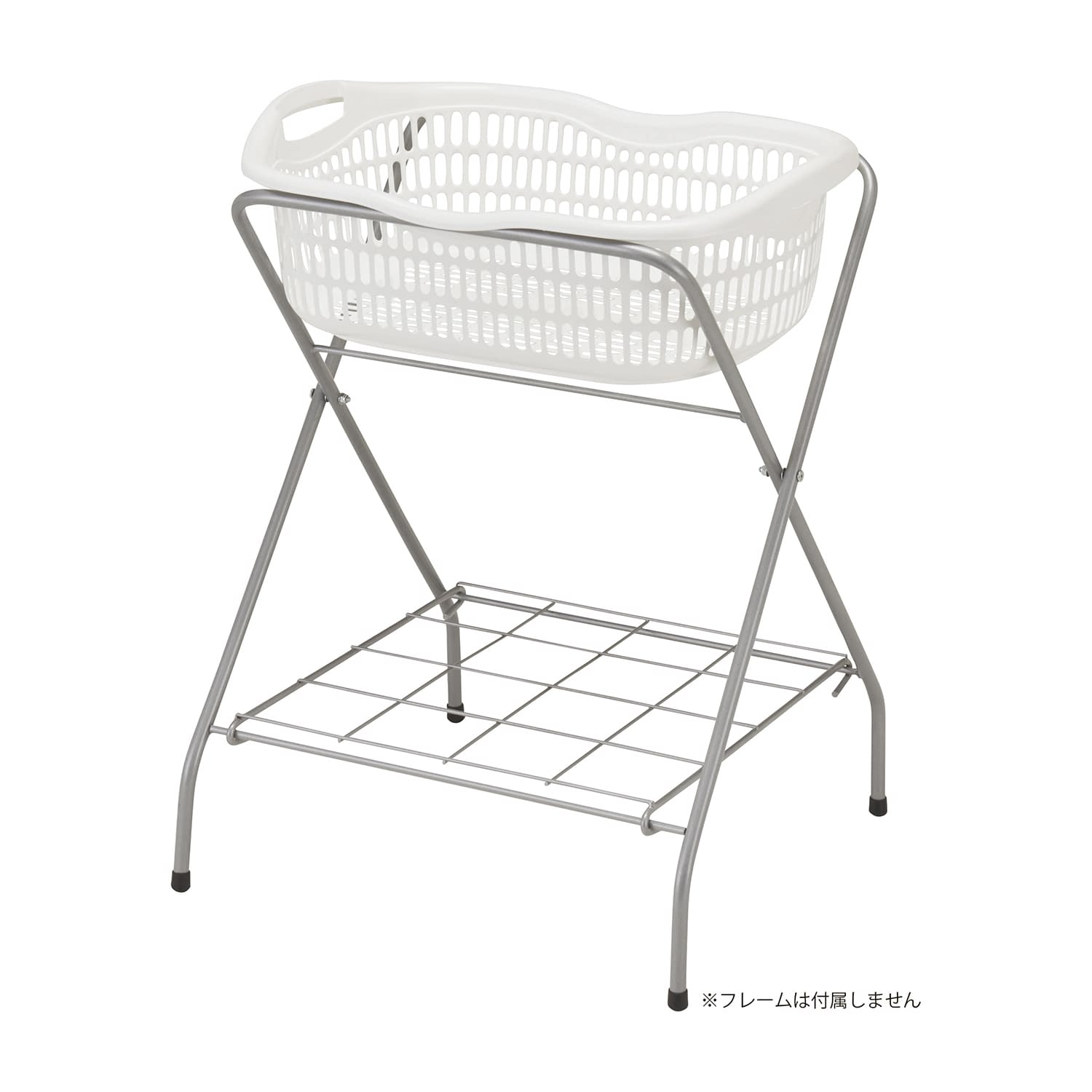 マツヨシSN脱衣カゴ用カゴのみ 衣類カゴ 24-4502-00 MATSUYOSHI SN-BK12WH(ホワイト)