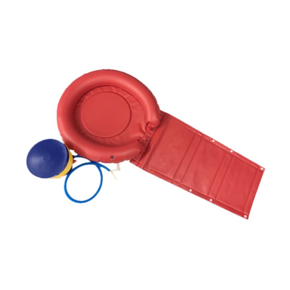 MRCニュー洗髪パット(フイゴ付) セット 24-4024-00 牧口ゴム アカ