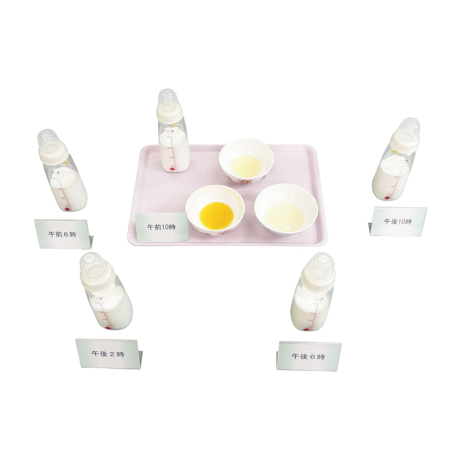 離乳食献立モデルA(5～6ヶ月頃) 5〜6ヶ月頃 24-4510-01 イワイサンプル 44-1