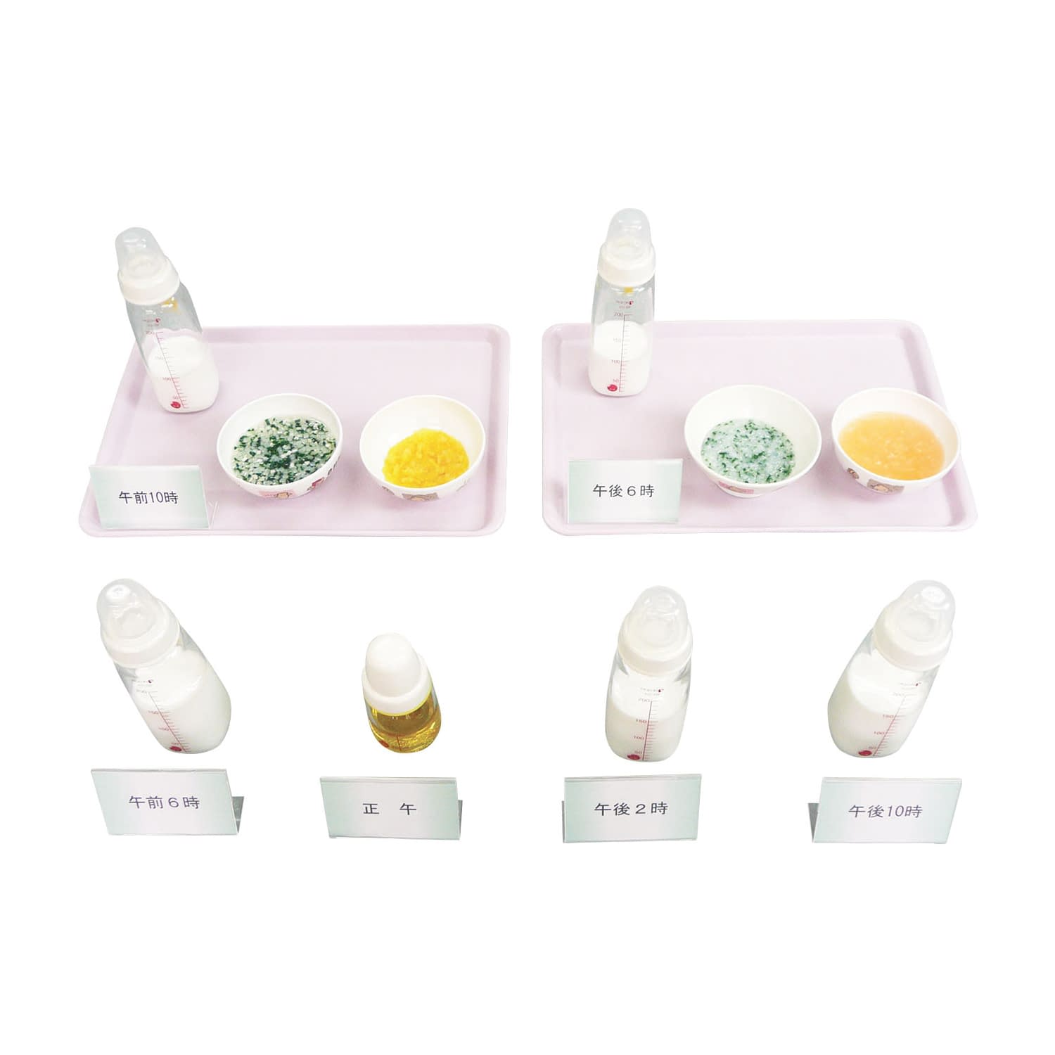 離乳食献立モデルA(7～8ヶ月頃) 7〜8ヶ月頃 24-4510-02 イワイサンプル 44-2