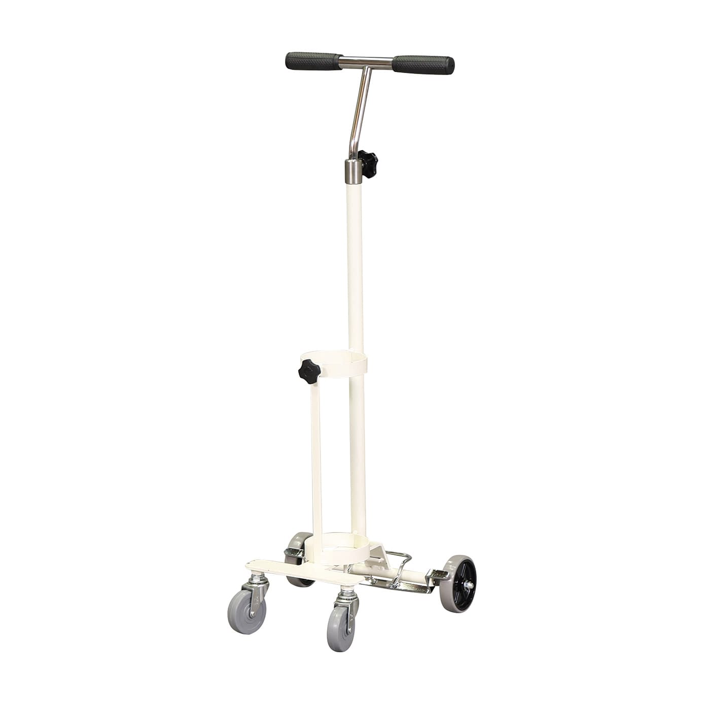 ストッパー付ボンベカートSD 500L(1本用) 24-5116-02 久喜製作所 KBC-SSD(ホワイト)