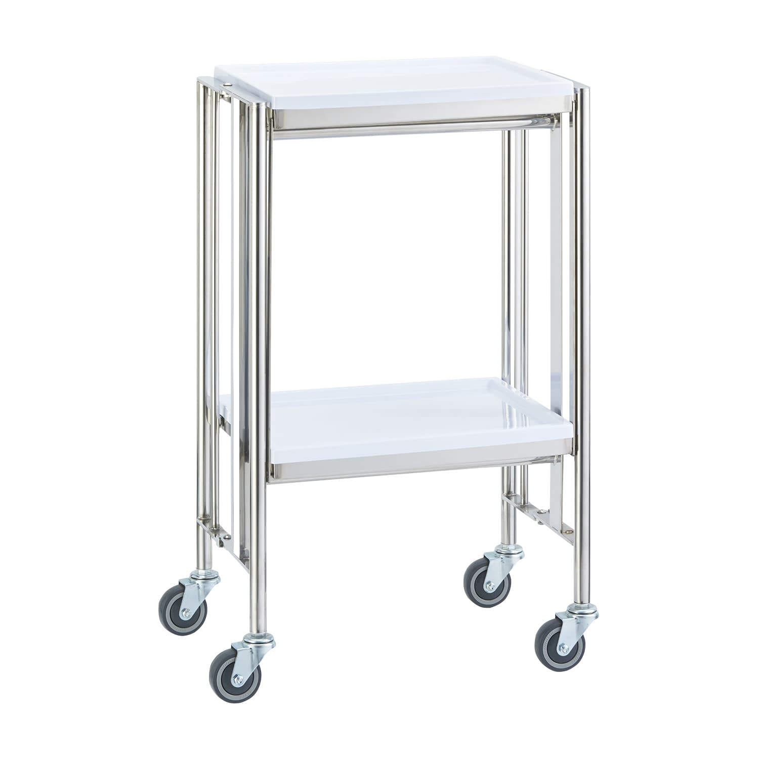 カラフル折りたたみ器械台 カート(折りたたみ) 24-5067-00 MATSUYOSHI YL-FW2W(W515MM)ホワイト