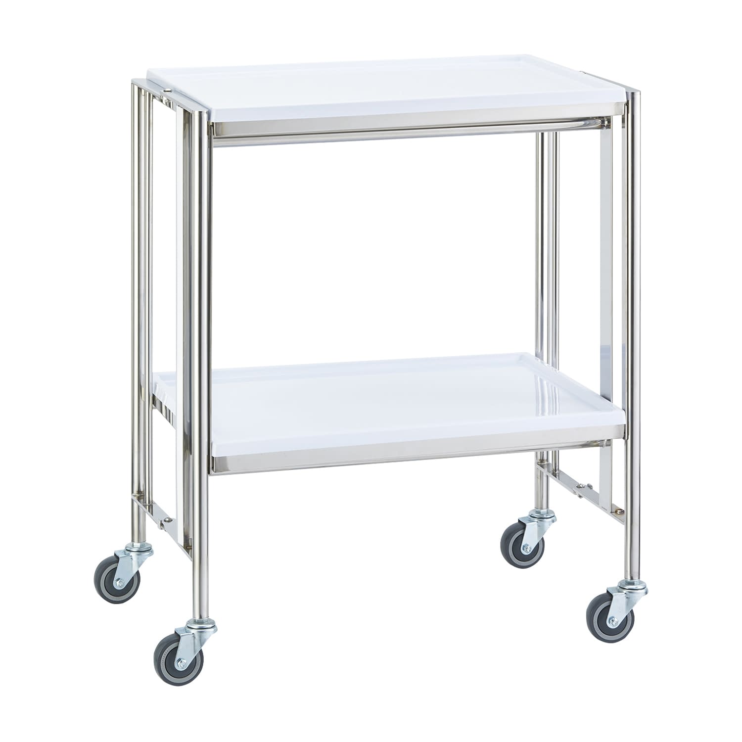 カラフル折りたたみ器械台 カート(折りたたみ) 24-5067-03 MATSUYOSHI YL-FW3W(W710MM)ホワイト