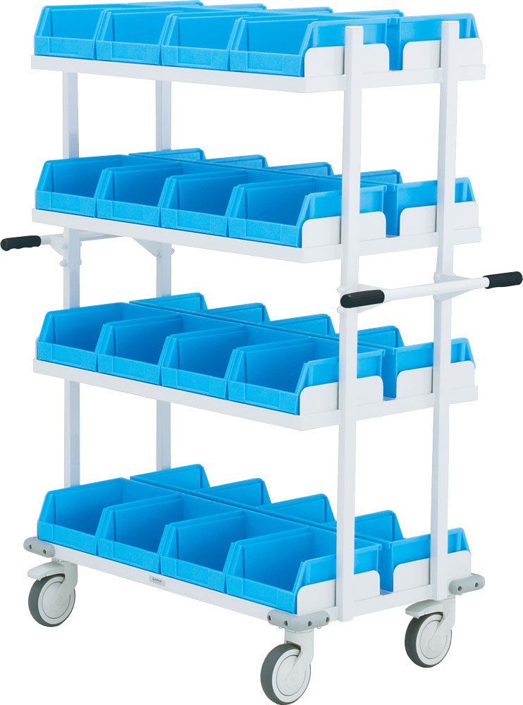 ミキシングカートモデルFケースセット 32床用 カート(与薬) 24-5217-01 ケルン KC-860-01S(32ショウ)