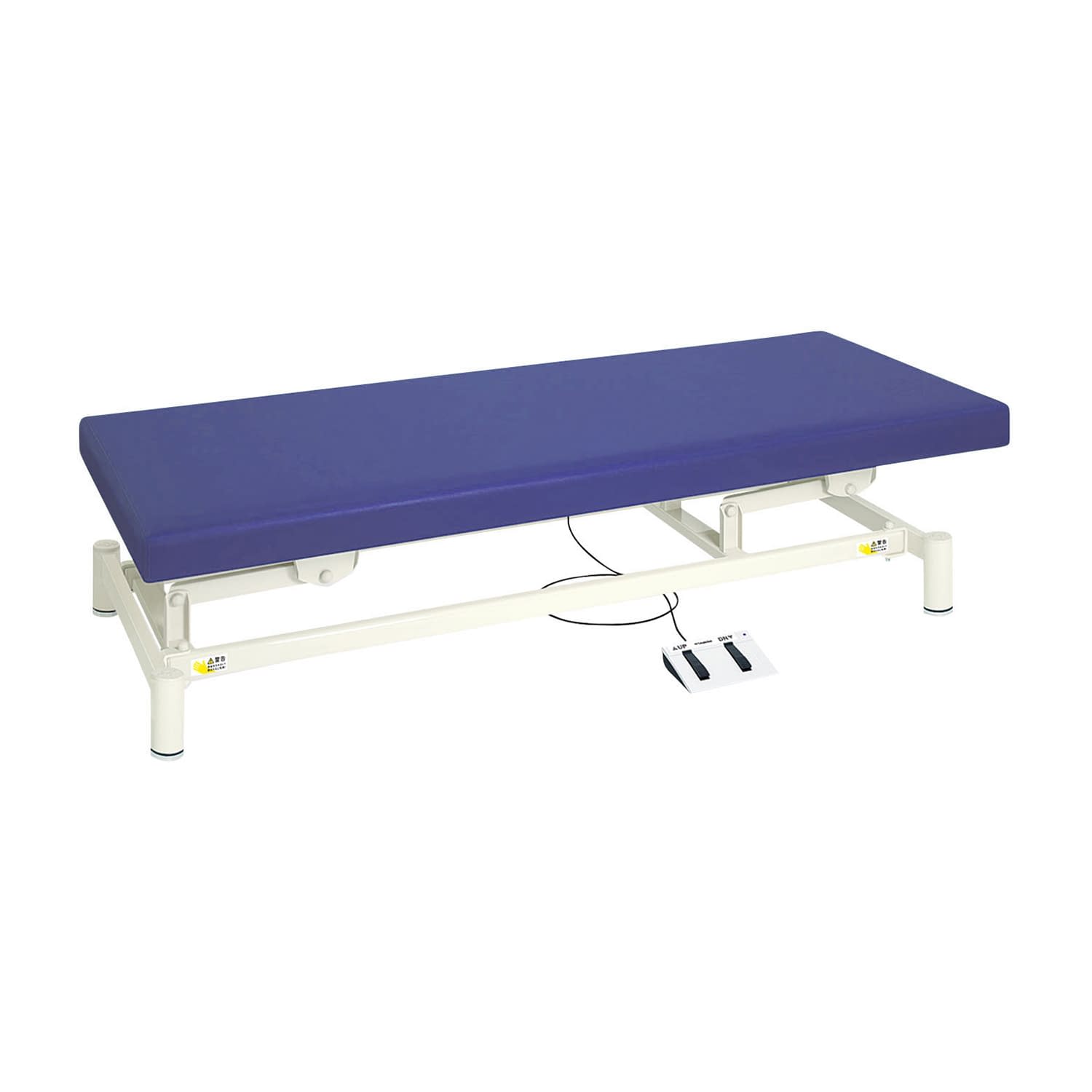 電動診察台(低床タイプ) 24-4982-0106 ビニルレザーライトブルー 高田ベッド製作所 TB-1151(60X190X35-73