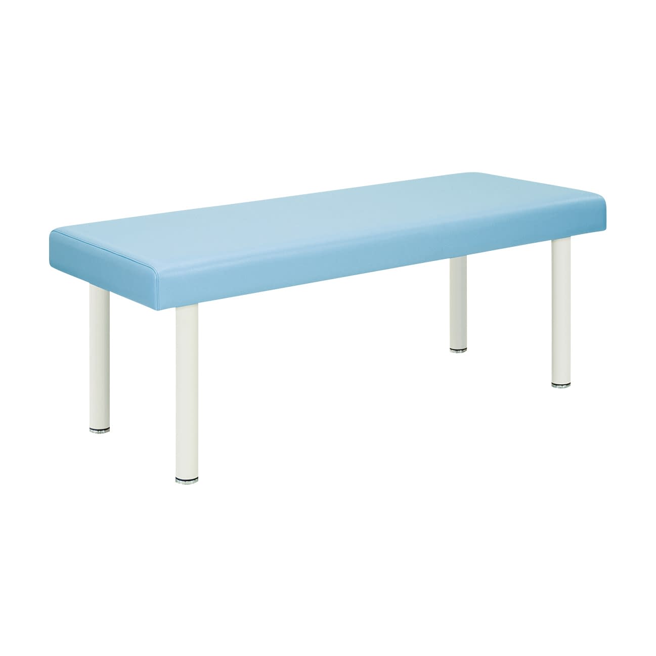 診察台(小児用) 24-4985-0212 ビニルレザースカイブルー 高田ベッド製作所 TB-183(55X150X50CM)