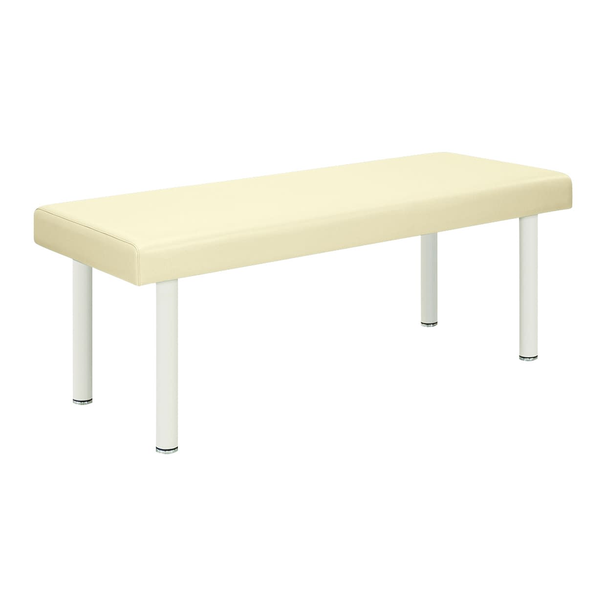 診察台(小児用) 24-4985-0213 ビニルレザークリーム 高田ベッド製作所 TB-183(55X150X50CM)