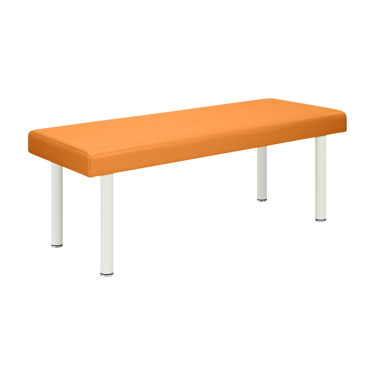 診察台(小児用) 24-4985-0410 ビニルレザーオレンジ 高田ベッド製作所 TB-183(60X150X55CM)