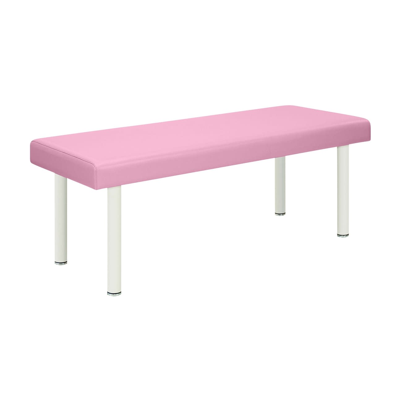 診察台(小児用) 24-4985-0507 ビニルレザーピンク 高田ベッド製作所 TB-183(60X160X55CM)
