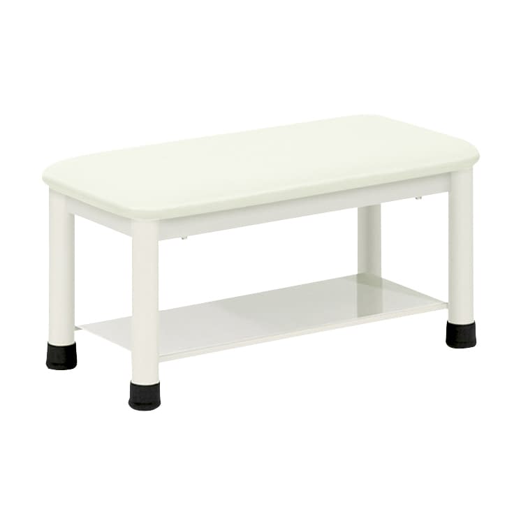 足踏み台 24-4986-0101 ビニルレザー白 高田ベッド製作所 TB-53(60X30X25CM)