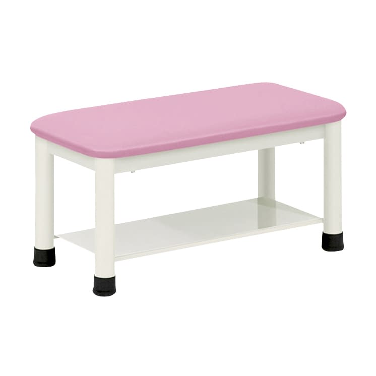 足踏み台 24-4986-0107 ビニルレザーピンク 高田ベッド製作所 TB-53(60X30X25CM)