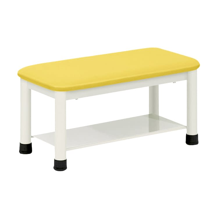 足踏み台 24-4986-0108 ビニルレザーイエロー 高田ベッド製作所 TB-53(60X30X25CM)
