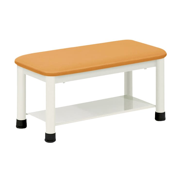足踏み台 24-4986-0110 ビニルレザーオレンジ 高田ベッド製作所 TB-53(60X30X25CM)