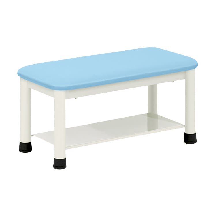 足踏み台 24-4986-0112 ビニルレザースカイブルー 高田ベッド製作所 TB-53(60X30X25CM)