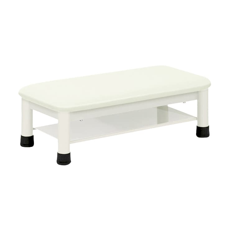 足踏み台 24-4986-0201 ビニルレザー白 高田ベッド製作所 TB-53(60X30X30CM)