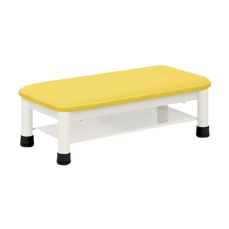 足踏み台 24-4986-0208 ビニルレザーイエロー 高田ベッド製作所 TB-53(60X30X30CM)