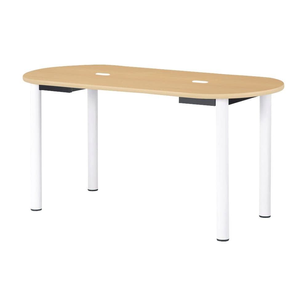 ナーステーブル(楕円形) 24-5246-0202 木目 ニシキ工業 NNS-2110RH(W2100)